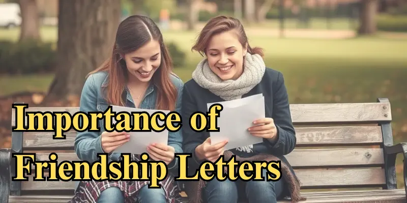 Two friends bonding over a heartfelt friendship letter.