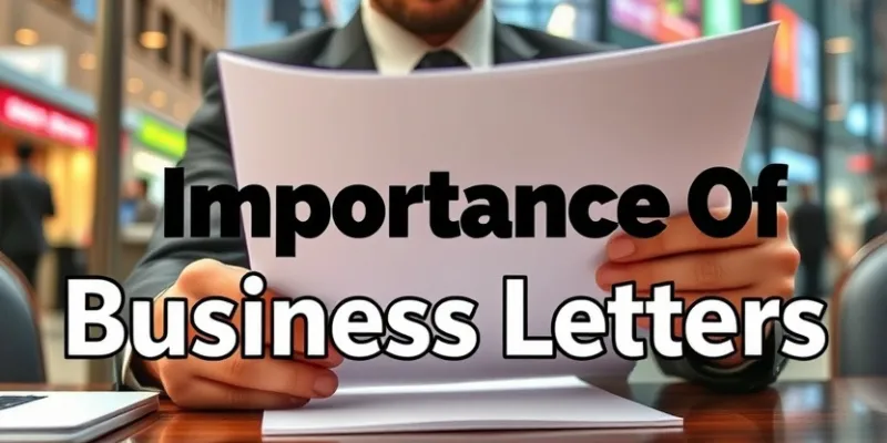 Hands holding a formal business letter on an office desk.