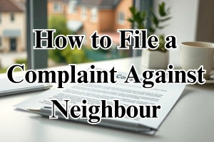 A Complete Guide to Resolving Neighbour Disputes with a Complaint Letter