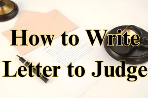 How to Write a Letter to a Judge: Step-by-Step Guide with Examples and Tips