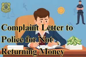 How to Write a Complaint Letter to Police for Not Returning Money